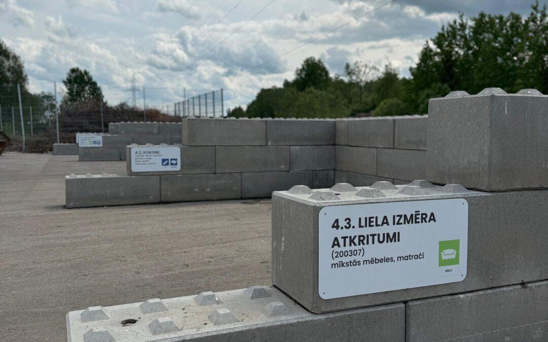 Izveidots jauns lielgabarīta atkritumu šķirošanas laukums – vēl izdevīgāka  atkritumu nodošana!