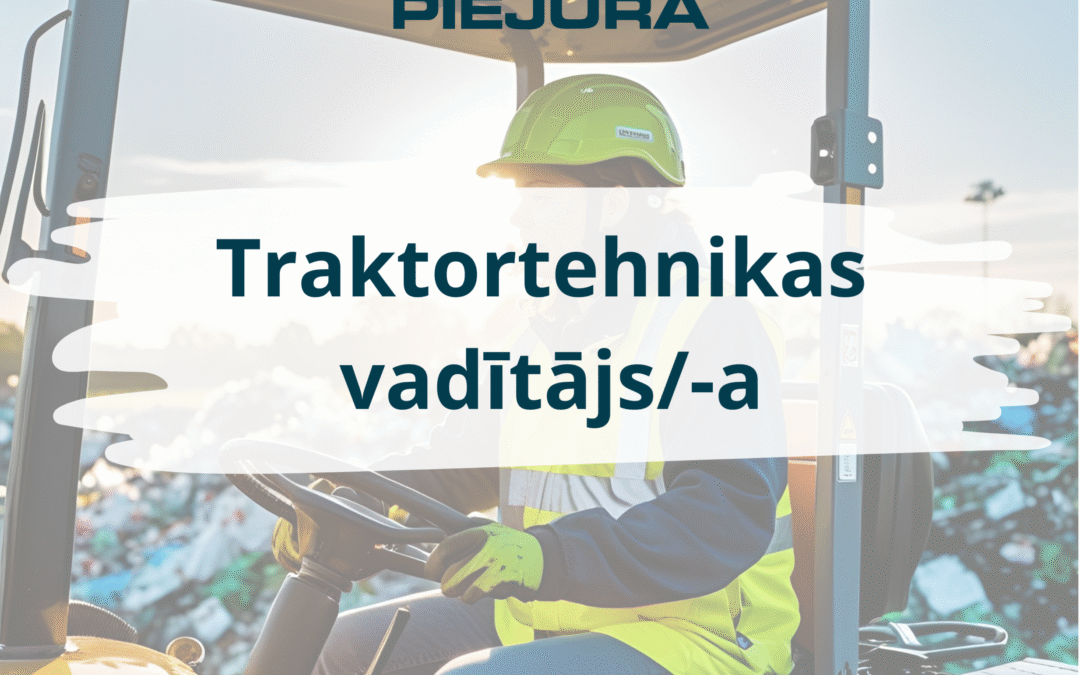 Aicinām darbā: Traktortehnikas vadītāju