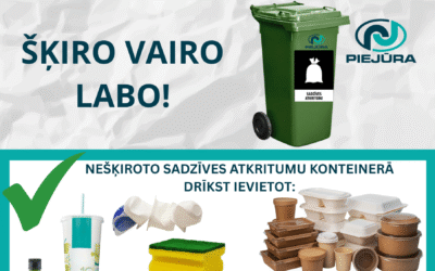 Sadzīves un bioloģiski noārdāmo atkritumu šķirošana