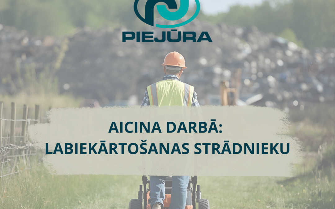 Labiekārtošanas strādnieks CSA poligonā “Janvāri”