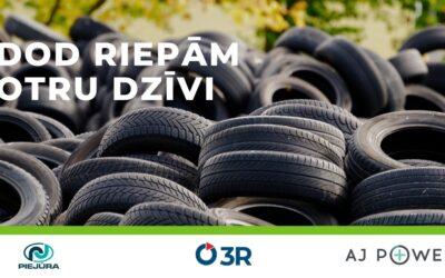 Dod riepām otru dzīvi- nodod tās bez maksas!