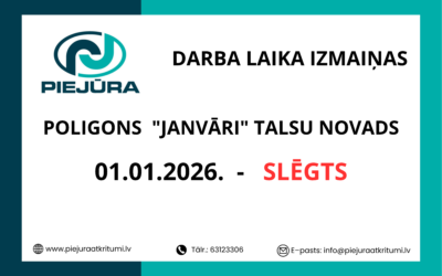 Darba laika izmaiņas poligonā “Janvāri”