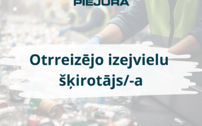 AICINA DARBĀ: Otrreizējo izejvielu šķirotāju