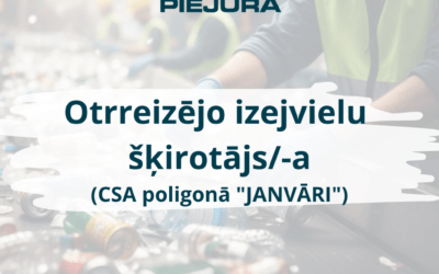 Otrreizējo izejvielu šķirotājS CSA poligonā “Janvāri”