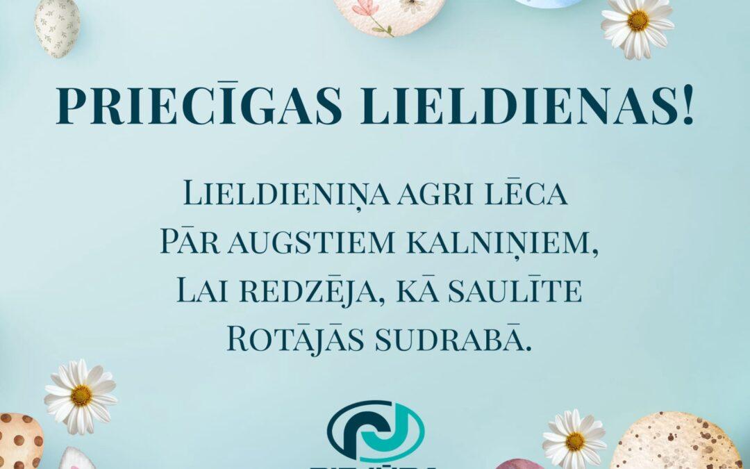 Priecīgas Lieldienas!