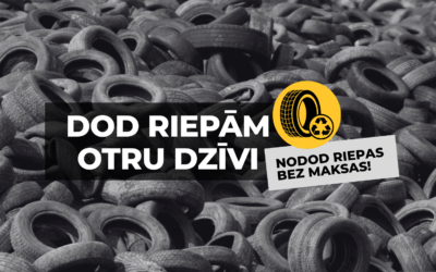 Atgriežas vides akcija “Dod riepām otru dzīvi”