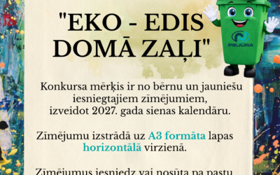 Zīmējumu konkurss “EKO – EDIS domā zaļi”